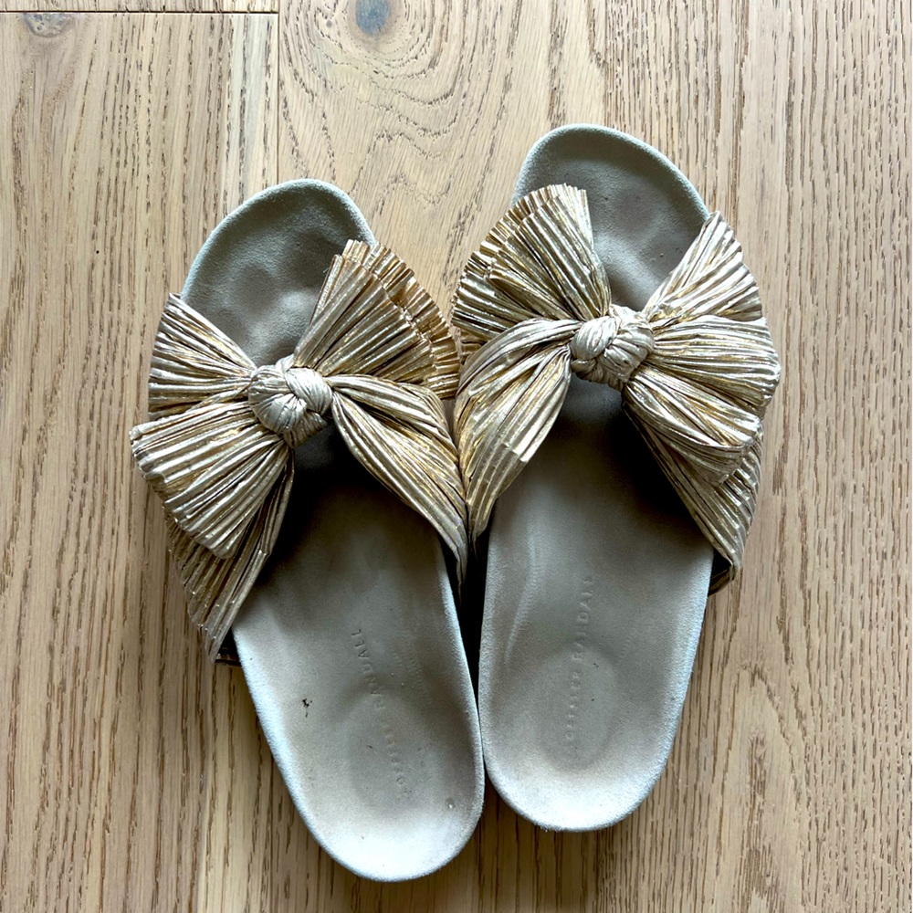 Loeffler Randall Sandals with Bow Detail - Size 8